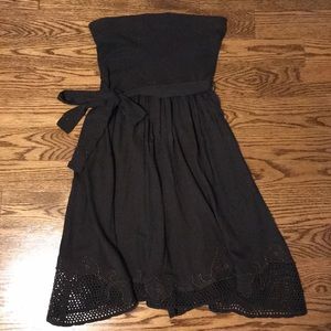 Les Petites cashmere strapless dress